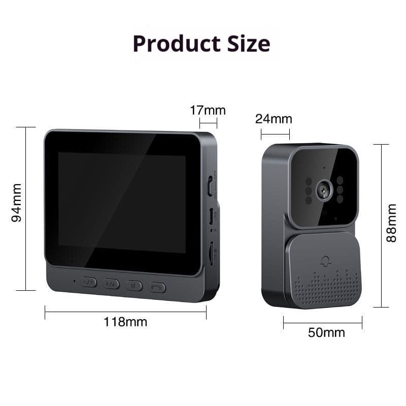 Smart Punch-free household wireless camera visual door