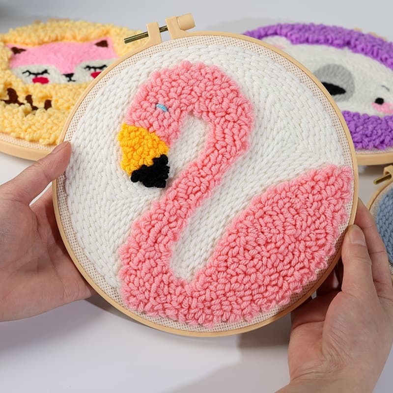 Handmade embroidery material package needle children beginners stamp