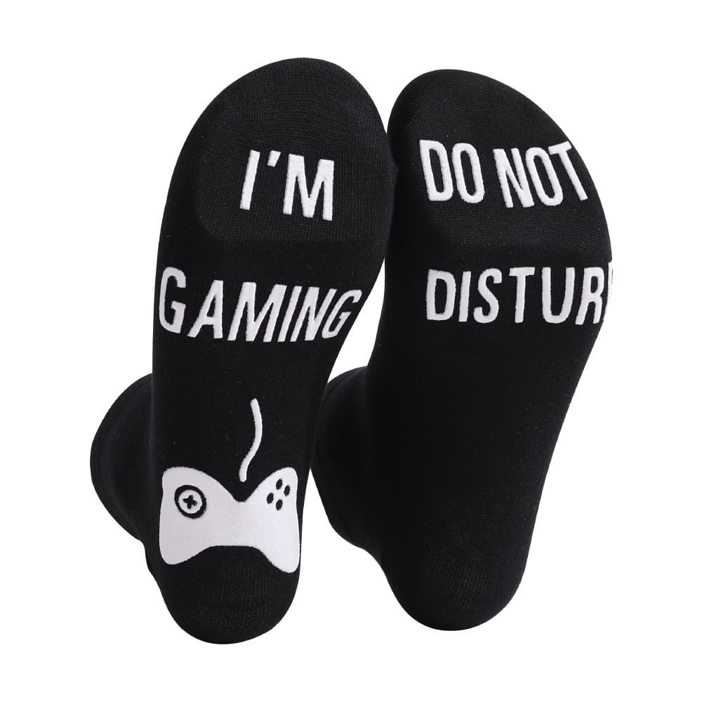 Men's Socks Pure Cotton Letter Printing Dispensing Tube