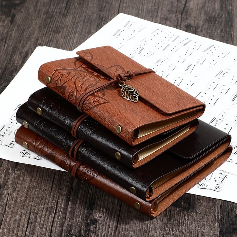 Notebook stationery one leaf zhiqiu travel diary book loose