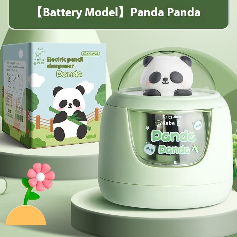 Electric cartoon pencil sharpener automatic penknife