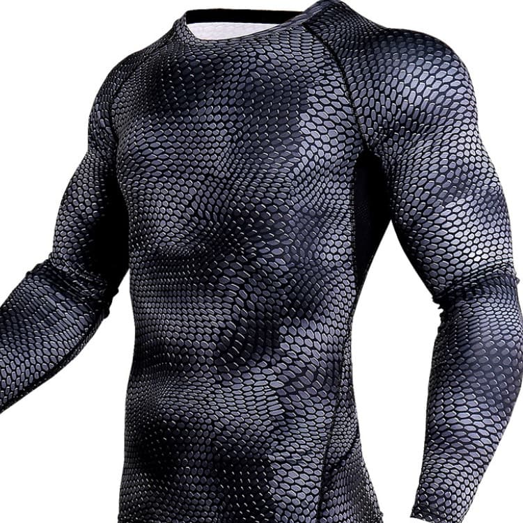Men Gym Running Shirt Quick Dry Breathable Fitness Sport