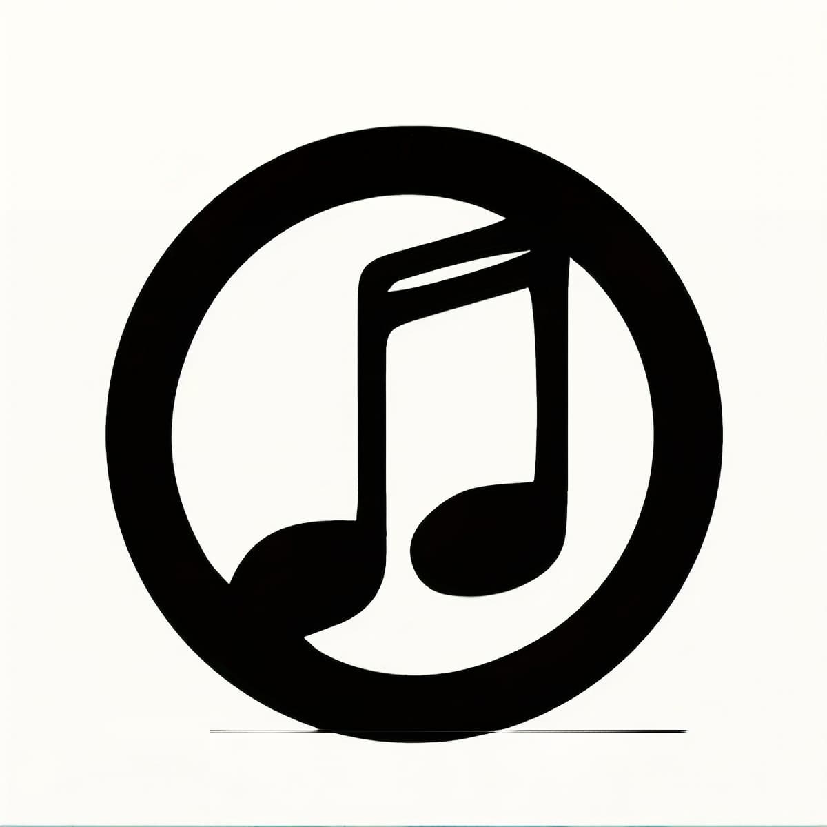 Black music notes wooden wall home decor