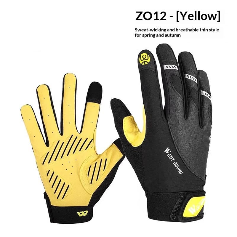 SpringSummer cycling gloves Touchscreen-Enabled Full-Finger