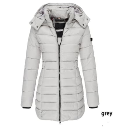 Mid-length Slim-fit Quilted Jacket