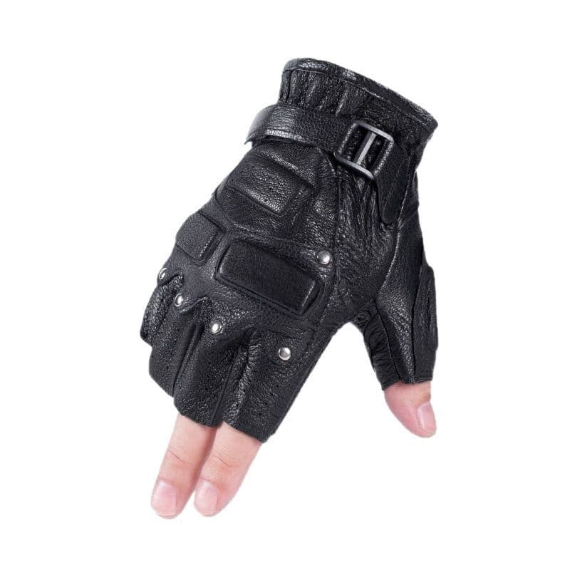 Outdoor training tactics genuine leather gloves