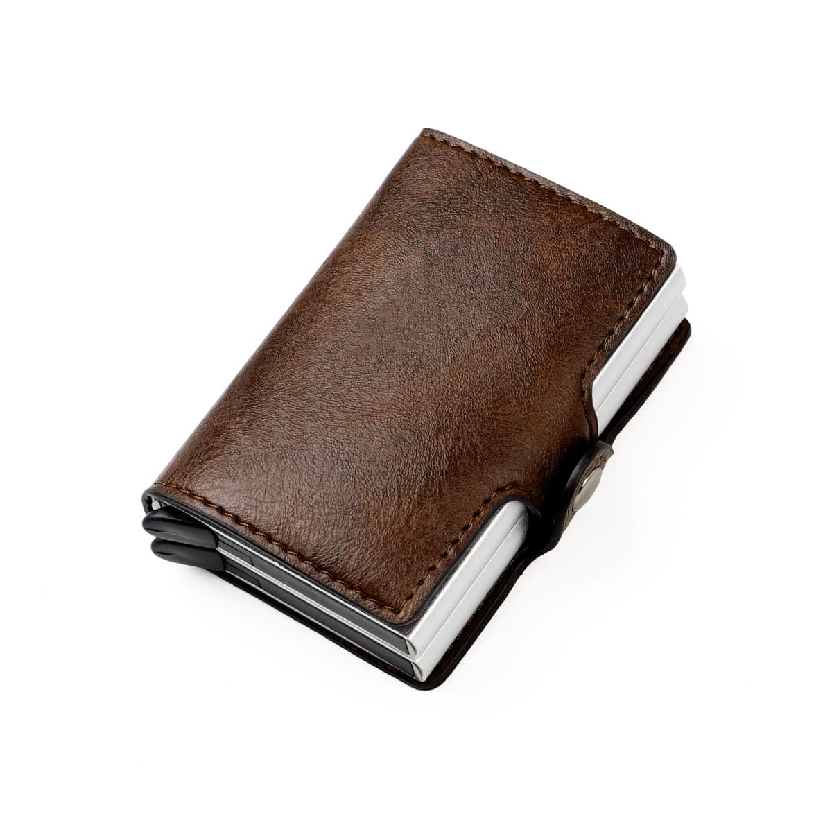 Blocking mini magic wallet automatic credit card coin purse